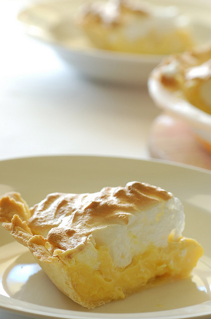 Lemon meringue pie just like grandma used to make via Flickr