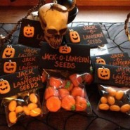 Jack-o-lantern seeds, a frighteningly good DIY Halloween gift idea
